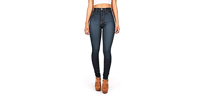 Vibrant Women's High Cut - Best Jeans for Pear Shaped Body