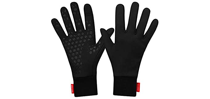 Forhaha Unisex Splash Resistant - Waterproof Running Glove
