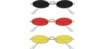Frienda Women's 3 Peice - Cheap Sunglasses for Small Faces