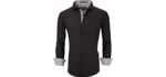 Alex Vando Men's Regular Fit - Wrinkle Free Dress Shirt