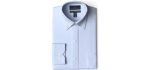 Amazon Basics Men's Tailored Fit - No Iron Dress Shirt