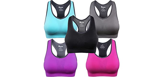 Baomosi Women's seamless - Racerback Bra