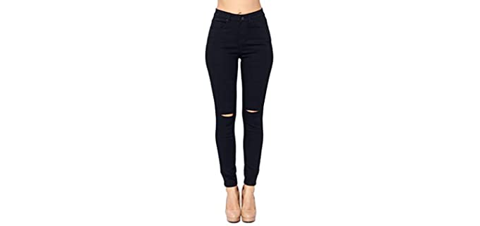 Blue Age Women's Skinny - Black Skinny Jeans