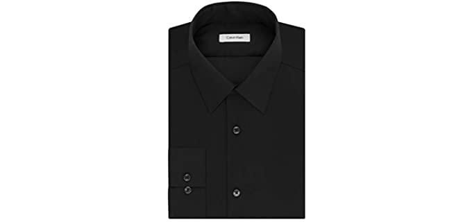 Calvin Klein Men's Slim Fit - Anti-Wrinkle Dress Shirt