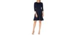 Eliza J Women's Fit and Flare - dress for Apple Shape Figures