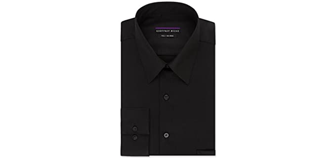 Geoffrey Beene Men's Sateen - No Wrinkle Dress Shirt