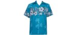 Alvish Women's Aloha - Polyester Hawaiian Shirt