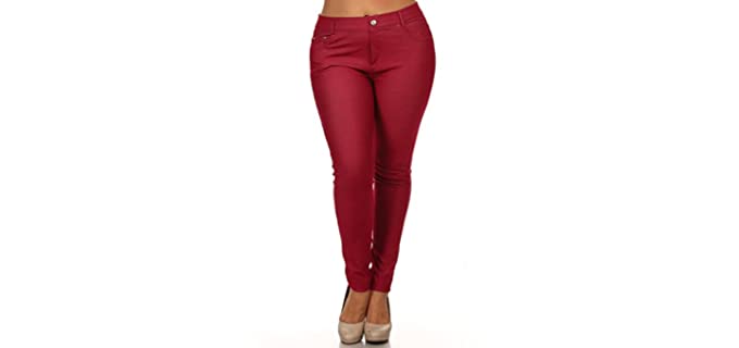 Iconoflash Women's Stretch - Jeans for Curvy Women