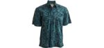 Johari West Men's Geometric Forest - Forest print Hawaiian Shirt