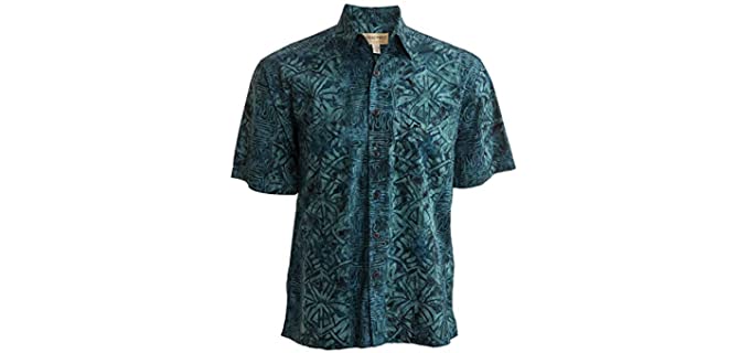 Johari West Men's Geometric Forest - Forest print Hawaiian Shirt