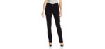 Lee Women's Classic - Black Colored Straight Leg Jeans