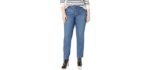 Lee Women's Plus Size - Straight Leg Jeans to Hide a Muffin Top