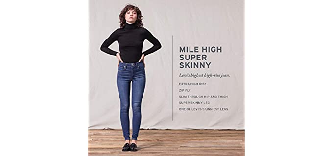 best levi's jeans for pear shaped