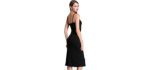 Msbasic Women's Adjustable - Strappy Dress for Apple Figures