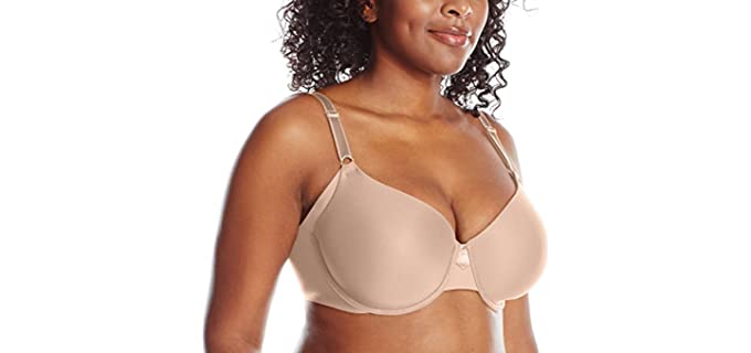 Olga Women's No Side Effects - Plus Sized Push Up Bra