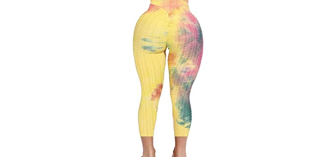 Seasum Women's High Waist - Slimming Yoga Tights