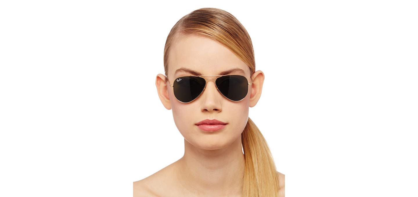 ray ban aviators for small faces