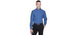 Ultra-Club Men's Oxford - Wrinkle Free Dress Shirt