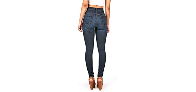 pear shaped body jeans look