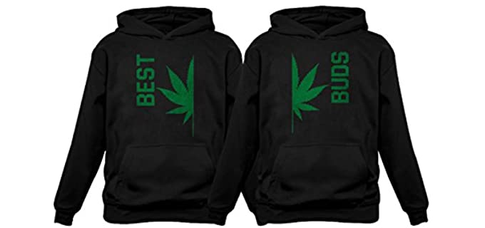 Tstars Men's Best Buds - Matching Hoodies Set