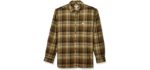 Crahartt Men's Rugged Flex - Regular Fit Flannel Shirt