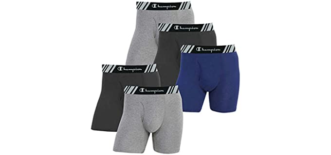 Champion Men's Boxer Briefs - Comfortable Underwear for Men