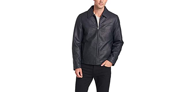 Dockers Men's Faux Leather - Leather Jacket