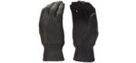 G & F Products Unisex Brown Jersey Work Gloves - Extreme Cold Weather Work Gloves