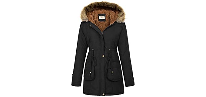 Grace Karin Women's Hooded - Warm Winter Jacket