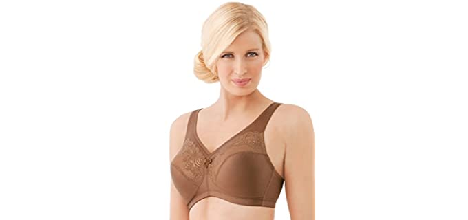 Glamorise Women's Full Figure Wirefree - Minimizer Support Bra