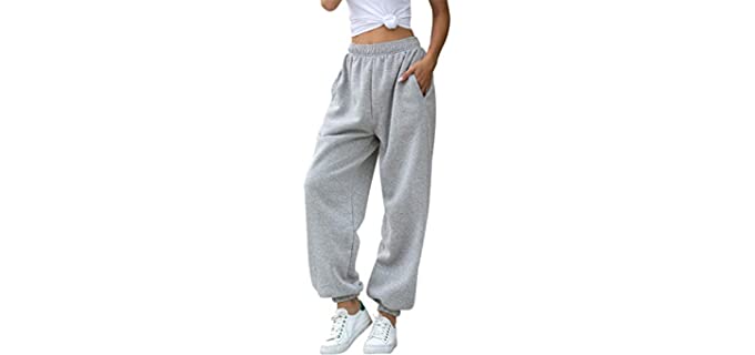 HeSaYep Women's High Waisted - Best Baggy Sweatpants