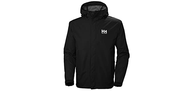 Helly Hansen Men's Waterproof & Windproof - Rain Jacket with Hood