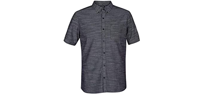 Hurley Men's One and Only - Short Sleeve Dress Shirt