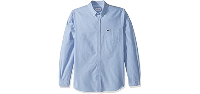 Lacoste Men's Long Sleeve - Lacoste Button Down Shirt