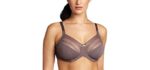 Lilyette Women's Enchantment - Three-Section Unlined Minimizer Underwire Bra