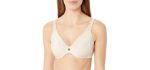 Lilyette by Bali Women's Plunge - Comfort Keyhole Minimizer Bra