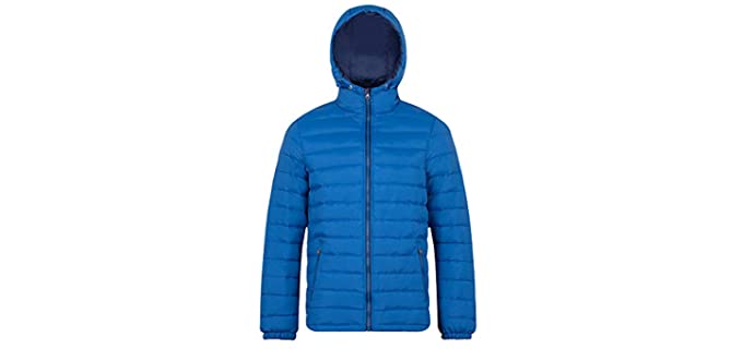 madhero Men's Puffer - Warm Winter Jacket