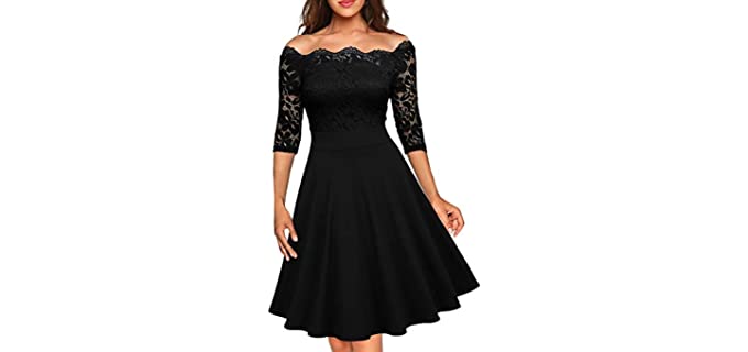 Pear Shaped Black Dress