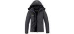 MOERDENG Men's Ski Jacket - Winter Snow Coat