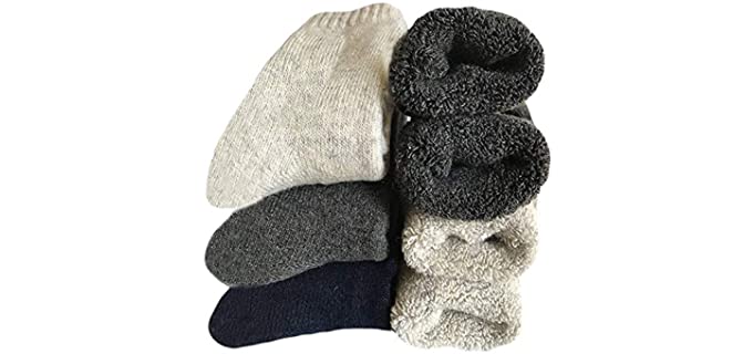 Yoicy Store Men's Heavy - Wool Socks