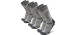 DANISH ENDURANCE Unisex Merino Wool - Best Socks for Travel Walking