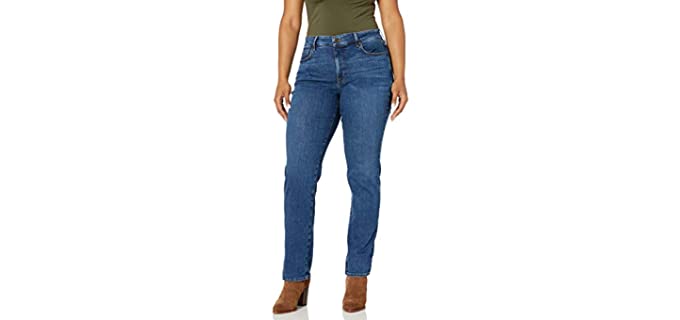 NYDJ Women's WDNMMS2299 - Plus Size Marilyn Straight Leg Jeans