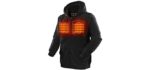 ORORO Unisex Hoodie - Heated Hoodie Jacket