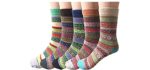 Justay Men's 5 Pack - Best Wool Socks for Men
