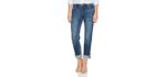 Riders by Lee Indigo Women's Fringe Cuff -  Jeans for Short Legs