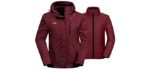 Wantdo Women's 3 in 1 Waterproof - Best Waterproof Jacket Women