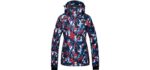 Wantdo Women's Waterproof - Rain Ski Jacket