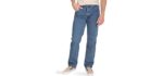 Wrangler Men's Authentic - Fit Cotton Jeans