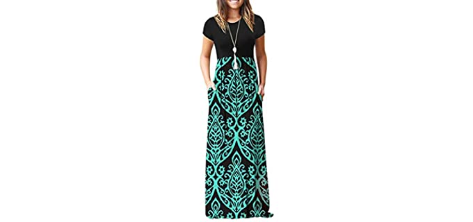 Auselily Women's Casual - Maxi Dress