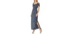 Alex Evenings Women's Grey Prom Dress - Grey Prom Dress for Wedding